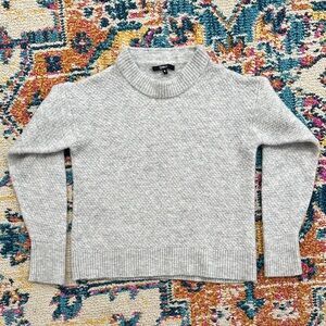 Quince Heather Gray Baby Alpaca Knit Sweater